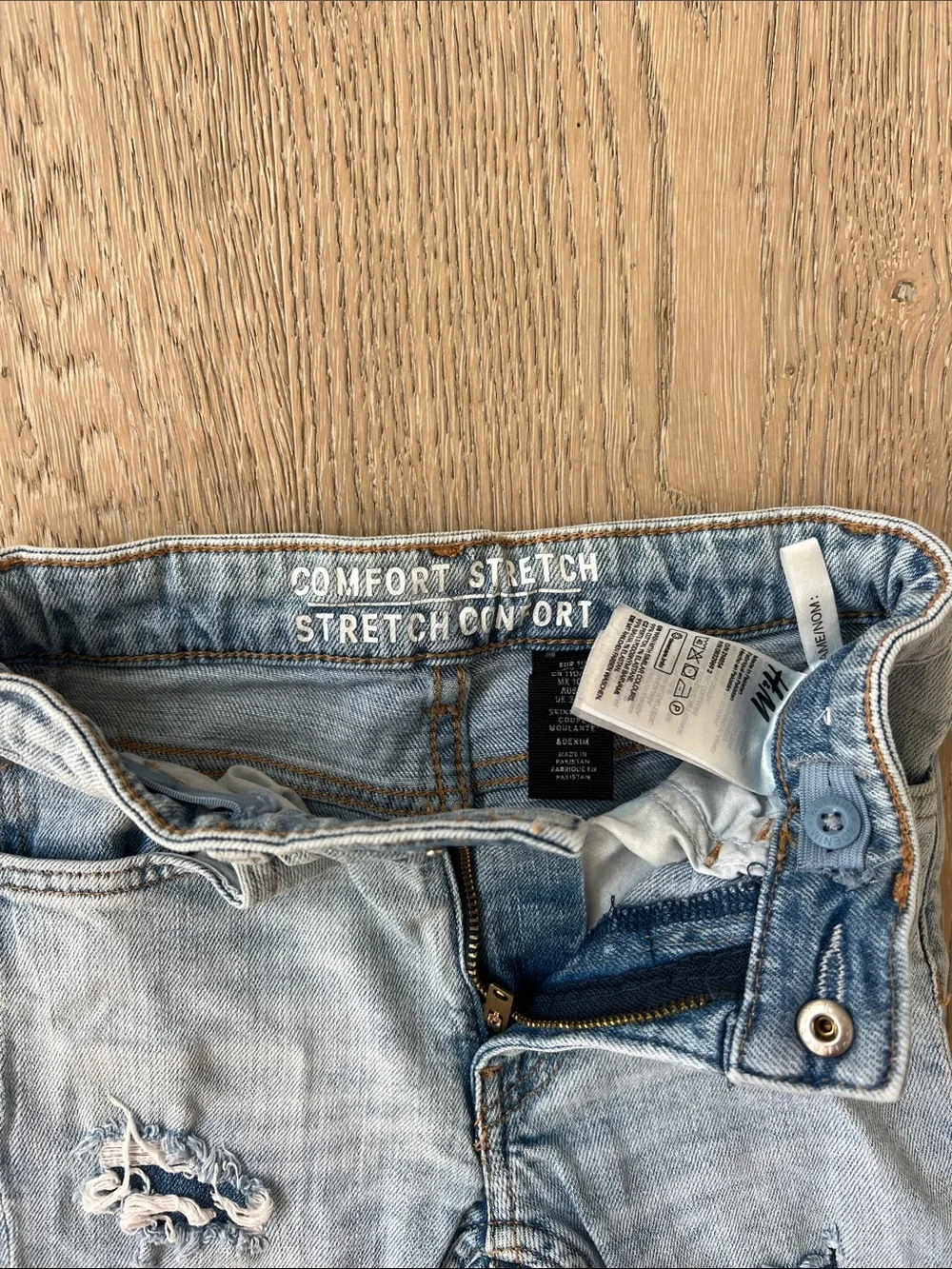 4T Kids Two-Pack Skinny Stretch Jeans - Gray & Light Blue Distressed
